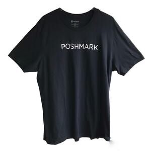 Poshmark Logo Spellout Tee Size 3XL 100% Cotton Short Sleeve T-Shirt Swagup 3X